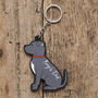 Staffie Key Ring Personalisation Available, thumbnail 2 of 4