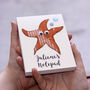 Personalised Starfish Embroidered Notepad, thumbnail 1 of 3