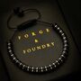 Men's Personalised Engraved Black Onyx And Silver Hematite Bracelet – Artisan Jewellery, thumbnail 2 of 9