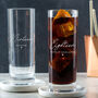 Personalised Highball Glass 18th Birthday Gift For Women Her, thumbnail 1 of 8