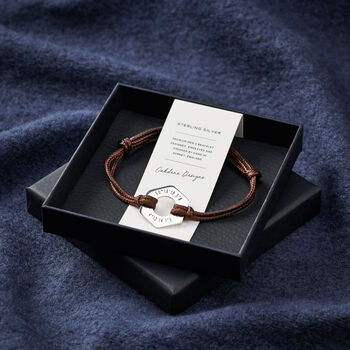Personalised Men's Coordinates Sterling Silver Bracelet, 6 of 6