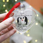 Penguin First Married Christmas Bauble, thumbnail 8 of 9