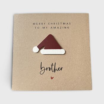 Christmas Card Grandson Granddaughter Brother Sister, 5 of 5