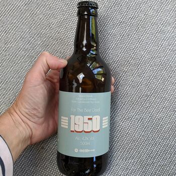 Personalised Special Year Craft Beer And Playlist, 5 of 6