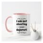 I Am Not Shouting I Am Just Gujarati Mug, thumbnail 2 of 3
