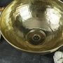 Solid Brass Vessel Sink For Kitchen And Bathroom, 400 Mm Diameter, thumbnail 4 of 10