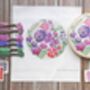 Cottage Garden Floral Embroidery Kit, thumbnail 3 of 5