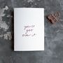 'You'll Get Over It' Rose Gold Foil Card, thumbnail 2 of 4
