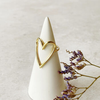 Adjustable Heart Ring, 9 of 11