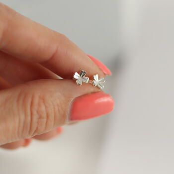 Four Leaf Clover Earrings, 3 of 6
