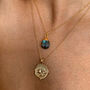 Lotus Coin Sterling Silver Necklace, thumbnail 6 of 12