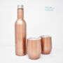 Stainless Steel Bottle And Tumbler Set Rose Gold, thumbnail 1 of 3