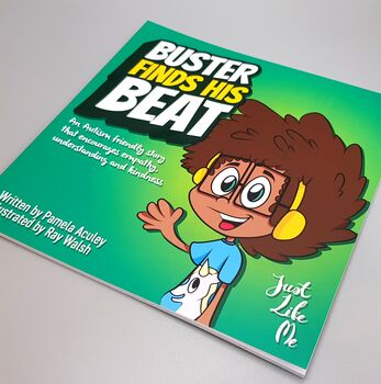Buster Finds His Beat Children's Book With Free A.R App, 4 of 6