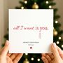 Personalised Christmas Card For Boyfriend, Husband, Partner, thumbnail 1 of 3