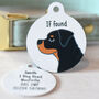 Rottweiler Personalised Dog ID Name Tag, thumbnail 7 of 11