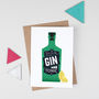 Gin Valentine's Card 'Gin To My Tonic', thumbnail 2 of 5