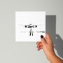 Boeing 787 Dreamliner – Aviation Greeting Card, thumbnail 3 of 6