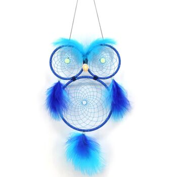 Blue Owl Dream Catcher Gift For Boys, 3 of 6