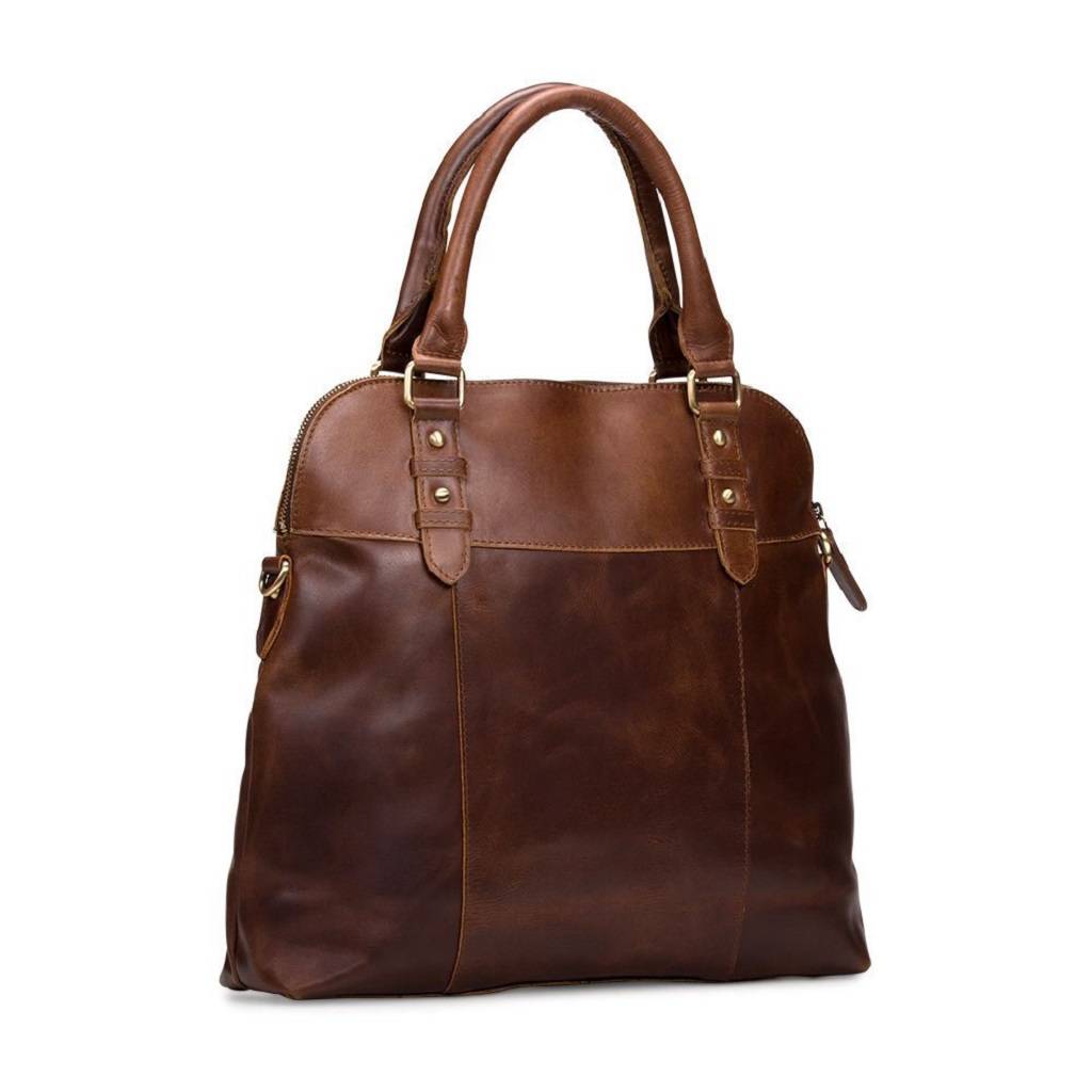 ashbury leather shopper tote by the leather store | notonthehighstreet.com