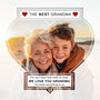 The Best Grandma Personalised Photo Slate Gift For Grandma, thumbnail 3 of 6