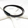 Classic Braided Leather Men's Bracelet, thumbnail 4 of 6