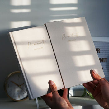 Luxury Linen Notebook And Sketchbook Set, 8 of 10