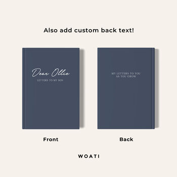 Letters To My Son Journal, Personalised Notebook, 7 of 9