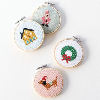Christmas House Cross Stitch Kit, 5 of 5