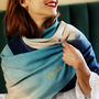 Personalised Ombre Gradient Cashmere Blend Scarf, thumbnail 7 of 12