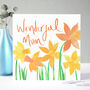 Wonderful Mum Daffodils Card, thumbnail 6 of 6