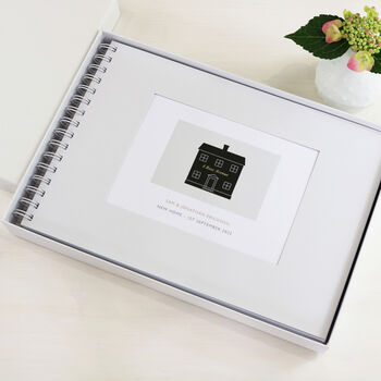 Personalised Moving Home Memory Book Or Album: A4, 3 of 4