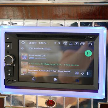 Retro Jukebox With Touch Screen Tablet, 9 of 11