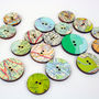 Pack Of Ten Map Craft Supply Buttons, thumbnail 3 of 3