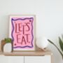 Let's Eat Home/Kitchen Print, thumbnail 4 of 4