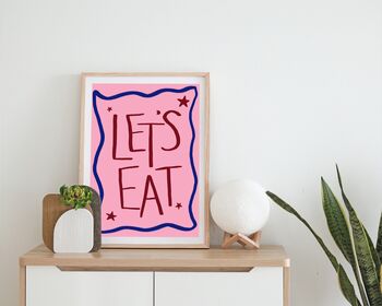 Let's Eat Home/Kitchen Print, 4 of 4