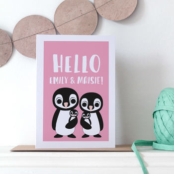 Personalised New Baby Twins Card, 2 of 3