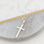 Sterling Silver Cross Necklace, thumbnail 1 of 4