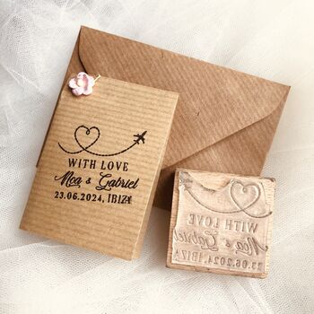 Destination Wedding Favours Rubber Stamps, 2 of 2