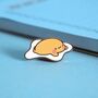 Fried Egg Enamel Pin | Cute Pin Badges, thumbnail 2 of 6