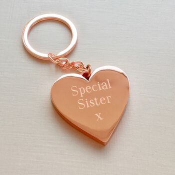 Rose Gold 'Special Sister' Keyring ~ Boxed, 2 of 2