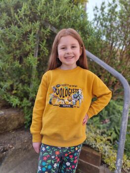 Mini Dreams Zoologist Kids Sweater, 3 of 4
