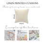 Personalised Please Stop Here Family Cushion, thumbnail 2 of 3