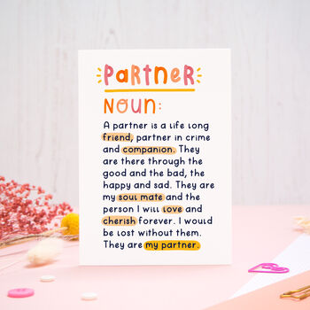 Partner Definition Card, 2 of 7