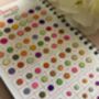 Gold Zari Colourful 576 Bindi Booklet, thumbnail 7 of 10
