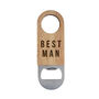 'Best Man' Wooden Travel Bottle Opener | Accessory, thumbnail 2 of 2