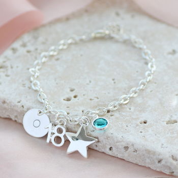 Special Birthday Personalised Charm Bracelet, 2 of 11