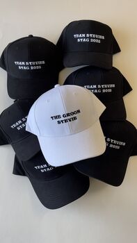 Personalised Slogan Wedding Party Cap, 10 of 12