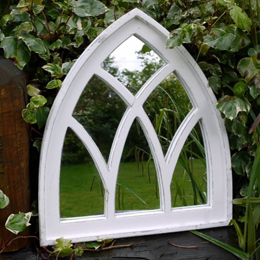 Gothic Arch Garden Mirror By Dibor | notonthehighstreet.com