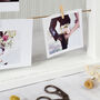 Personalised Wooden Wedding Photo Display, thumbnail 2 of 4