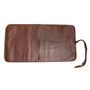 Personalised Brown Leather Knife Roll, thumbnail 5 of 9